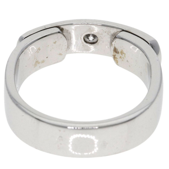 Hermès Two You 1P Diamond #53 Ring, 18K White Gold, Women's, HERMES - Picture 3 of 9